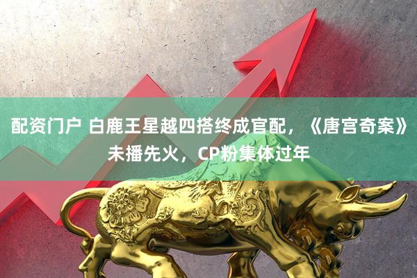 配资门户 白鹿王星越四搭终成官配，《唐宫奇案》未播先火，CP粉集体过年